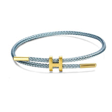 Lade das Bild in den Galerie-Viewer, Armband - Golden Harmony Bracelets Loanya Blaugrau