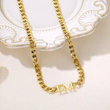 Lade das Bild in den Galerie-Viewer, Halskette mit zwei Initialen Necklaces jouelei