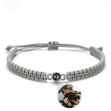 Lade das Bild in den Galerie-Viewer, Personalisiertes Fotoarmband | Fotoprojektion Bracelet Loanya Grau