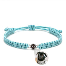 Lade das Bild in den Galerie-Viewer, Personalisiertes Fotoarmband | Fotoprojektion Bracelet Loanya Hellblau