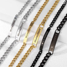 Lade das Bild in den Galerie-Viewer, Graviertes Pärchen-Armband jouelei