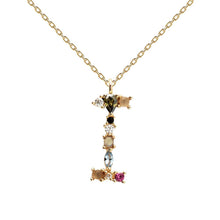 Lade das Bild in den Galerie-Viewer, JOUELEI Buchstaben Kette jouelei Gold I