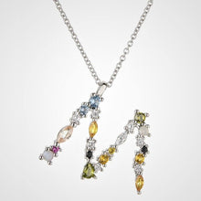 Lade das Bild in den Galerie-Viewer, JOUELEI Buchstaben Kette jouelei Silber M