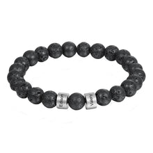 Lade das Bild in den Galerie-Viewer, Lavagestein Armband jouelei Lavagestein 19 cm