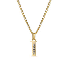 Lade das Bild in den Galerie-Viewer, LOANYA Buchstaben Kette mit Zirkoniasteinen Necklaces jouelei I 35