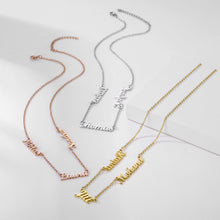 Lade das Bild in den Galerie-Viewer, LOANYA Halskette mit 3 Namen Necklaces Loanya