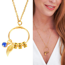Lade das Bild in den Galerie-Viewer, LOANYA Kreisanhänger-Kette mit personalisierten Namenskreisen jouelei
