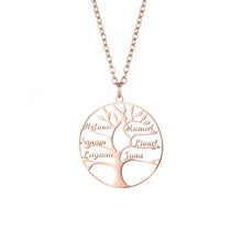 Lade das Bild in den Galerie-Viewer, LOANYA Lebensbaum Kette mit Gravur Loanya