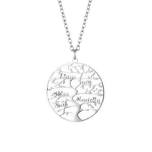 Lade das Bild in den Galerie-Viewer, LOANYA Lebensbaum Kette mit Gravur Loanya