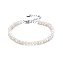 Lade das Bild in den Galerie-Viewer, LOANYA Perlenarmband mit Anhänger Bracelet Loanya Silber Frauen (16 cm + 5 cm)