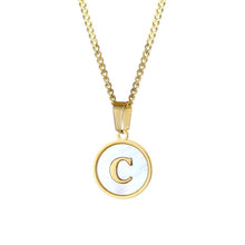 Lade das Bild in den Galerie-Viewer, LOANYA personalisierte Süßwassermuschel Buchstabenkette Loanya 40 cm C