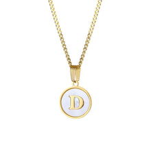 Lade das Bild in den Galerie-Viewer, LOANYA personalisierte Süßwassermuschel Buchstabenkette Loanya 40 cm D