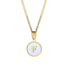 Lade das Bild in den Galerie-Viewer, LOANYA personalisierte Süßwassermuschel Buchstabenkette Loanya 40 cm F