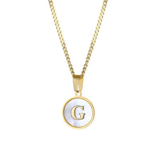 Lade das Bild in den Galerie-Viewer, LOANYA personalisierte Süßwassermuschel Buchstabenkette Loanya 40 cm G