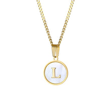 Lade das Bild in den Galerie-Viewer, LOANYA personalisierte Süßwassermuschel Buchstabenkette Loanya 40 cm L