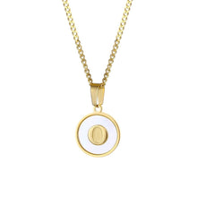 Lade das Bild in den Galerie-Viewer, LOANYA personalisierte Süßwassermuschel Buchstabenkette Loanya 40 cm O