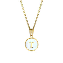 Lade das Bild in den Galerie-Viewer, LOANYA personalisierte Süßwassermuschel Buchstabenkette Loanya 40 cm T