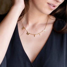 Lade das Bild in den Galerie-Viewer, Namenskette mit Wunschbuchstaben jouelei