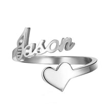 Lade das Bild in den Galerie-Viewer, Ring mit persönlicher Gravur jouelei Silber