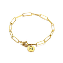 Lade das Bild in den Galerie-Viewer, Tayna Gliederarmband mit Initiale JOUELEI