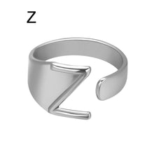 Lade das Bild in den Galerie-Viewer, Unique Buchstaben Ring jouelei Silber Z 
